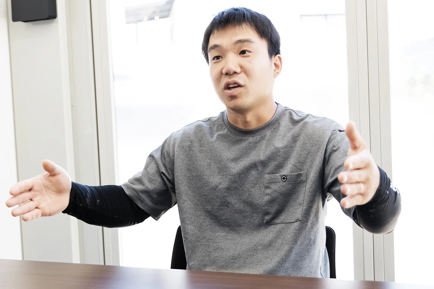 熱く語るスタッフ